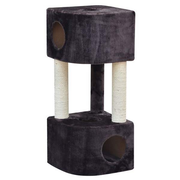 PetPals Abstract Design Cat Tree, with 2 Condos and Sisal Posts Free