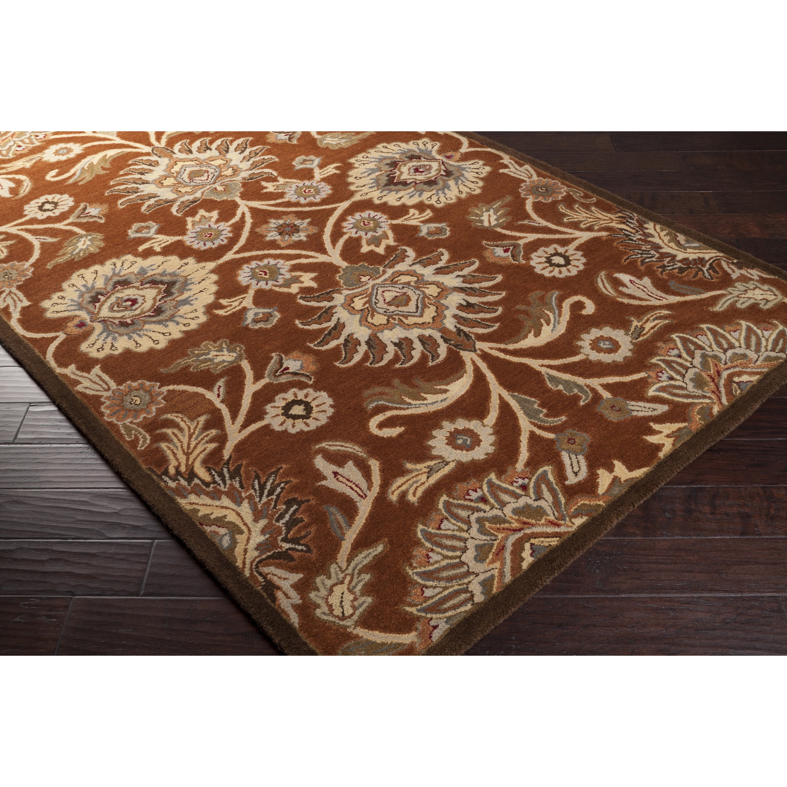 Handtufted Green Kiser Wool Area Rug (12' x 15') Free Shipping Today