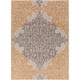 preview thumbnail 2 of 5, Hand-knotted Gray Castle New Zealand Wool Area Rug - 8' x 11' - 8' x 11'
