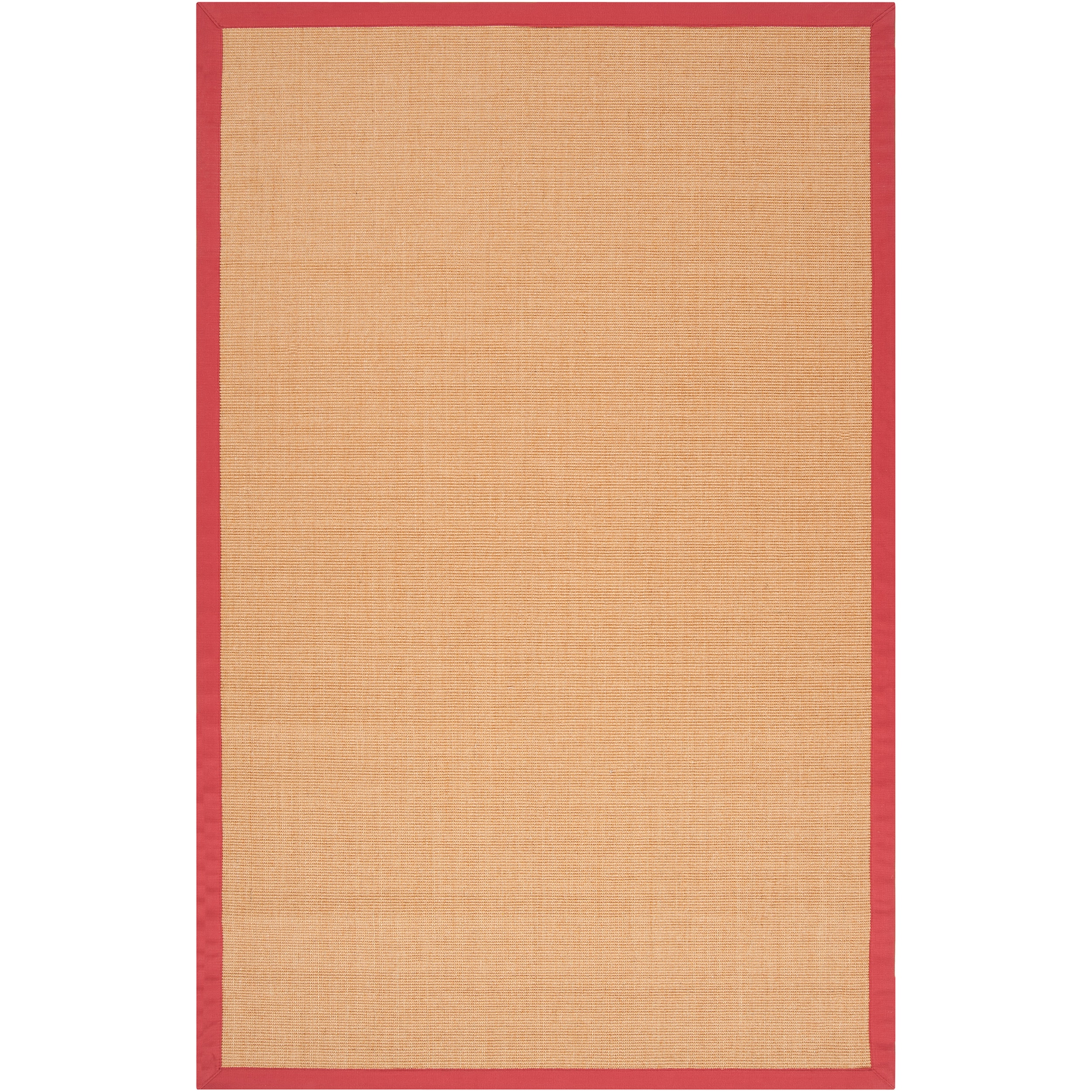 Woven Beige Hillsborough West Natural Fiber Sisal Rug (6 X 9)