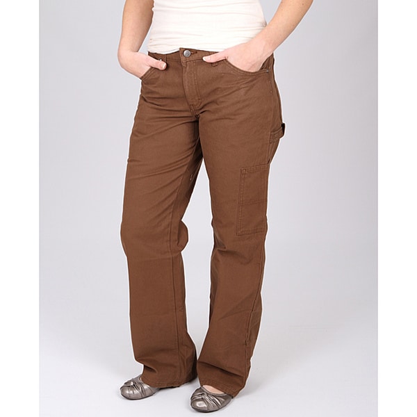 Dickies Women's Relaxed Fit Canvas Carpenter Pants - Free Shipping On ...