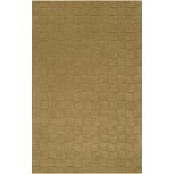 Hand crafted Solid Casual 'Guapo Cottage' Basket Weave Patterned Zealand Wool Rug (3'3 x 5'3) 3x5   4x6 Rugs