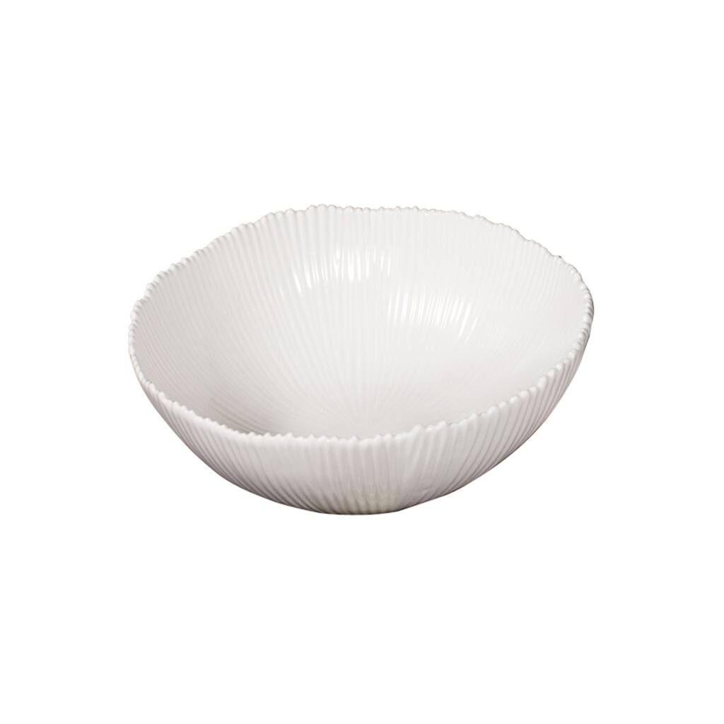 White 8-inch Ceramic Bowl