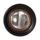 preview thumbnail 2 of 3, Allan Andrews Round Black Wood Framed Convex Albert Wall Mirror