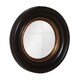 preview thumbnail 3 of 3, Allan Andrews Round Black Wood Framed Convex Albert Wall Mirror