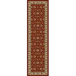 Admire Home Living Amalfi Traditional Floral Sarouk Pattern Area Rug