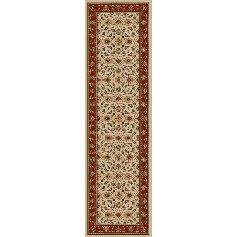 Admire Home Living Amalfi Traditional Floral Sarouk Pattern Area Rug