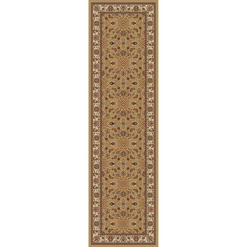 Admire Home Living Amalfi Traditional Floral Sarouk Pattern Area Rug