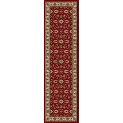 Admire Home Living Amalfi Traditional Floral Sarouk Pattern Area Rug