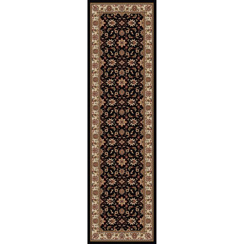 Admire Home Living Amalfi Traditional Floral Sarouk Pattern Area Rug