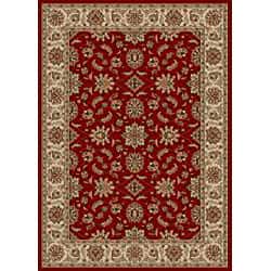 Admire Home Living Amalfi Traditional Floral Sarouk Pattern Area Rug