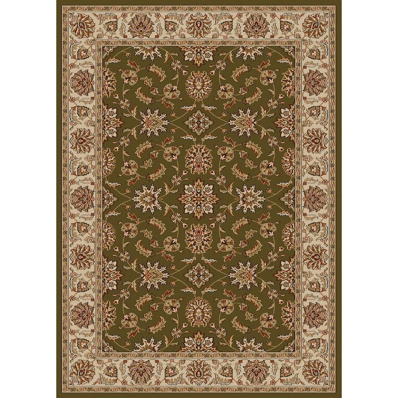 Admire Home Living Amalfi Traditional Floral Sarouk Pattern Area Rug