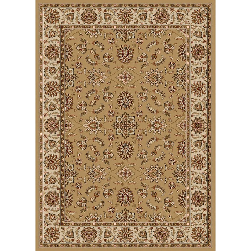 Admire Home Living Amalfi Traditional Floral Sarouk Pattern Area Rug