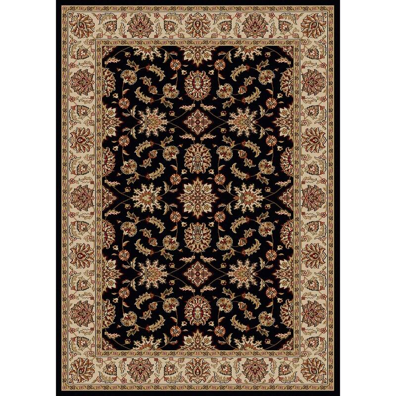 Admire Home Living Amalfi Traditional Floral Sarouk Pattern Area Rug