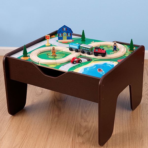 kidkraft train table track layout