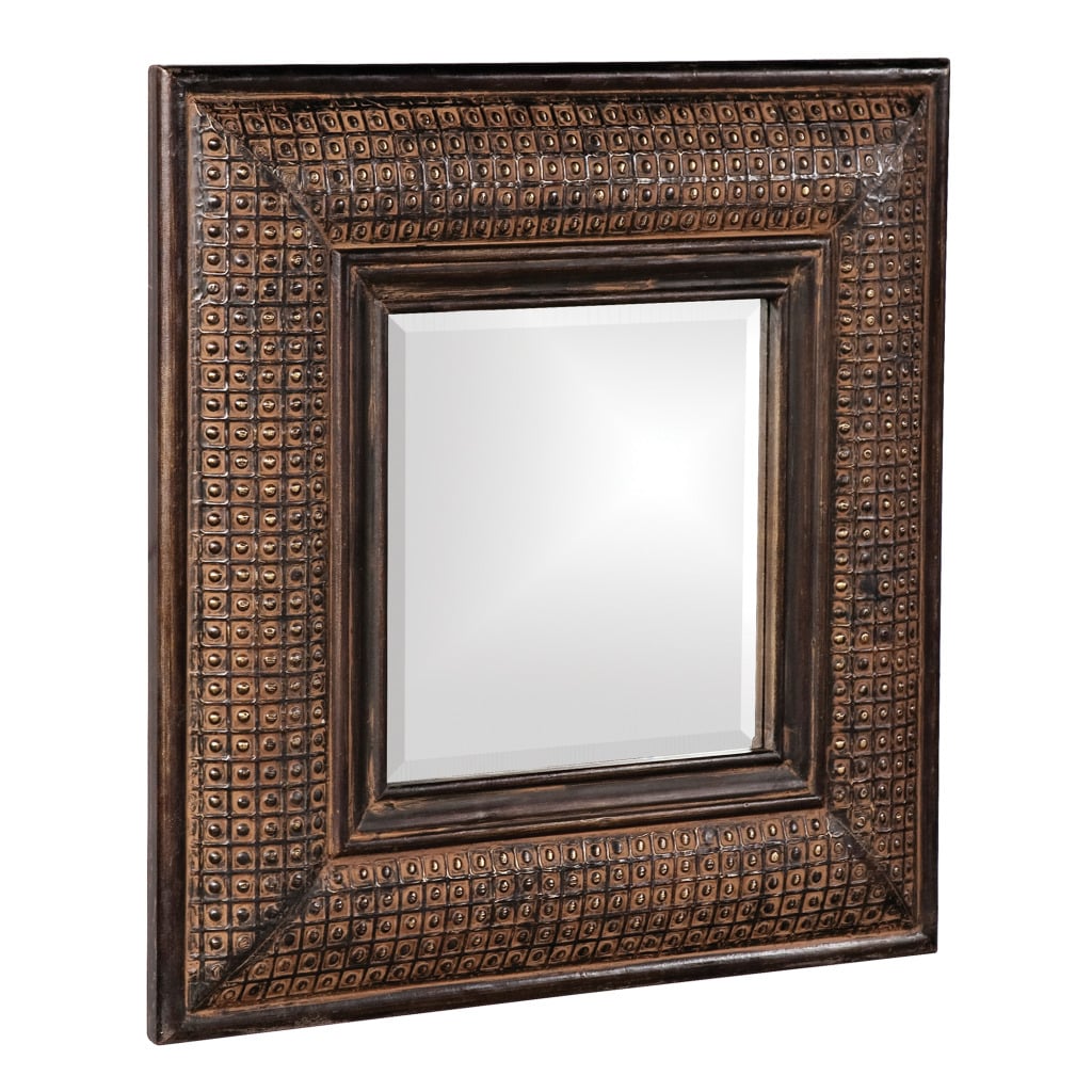 Shop Grant Antique Brown Mirror On Sale Free Shipping Today