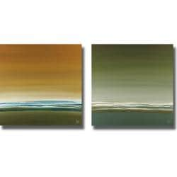 Kelsey Hochstatter 'Midmorning and Midmorning II' 2 piece Canvas Art Set Canvas