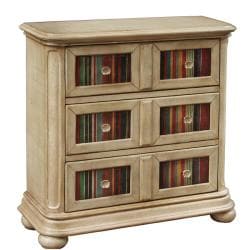 Hand painted Distressed Beige Accent Chest Coffee, Sofa & End Tables