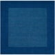 preview thumbnail 68 of 105, Hand Loomed Odessa Solid Bordered Tone-On-Tone Wool Area Rug 8' Square/Surplus - Blue - Square