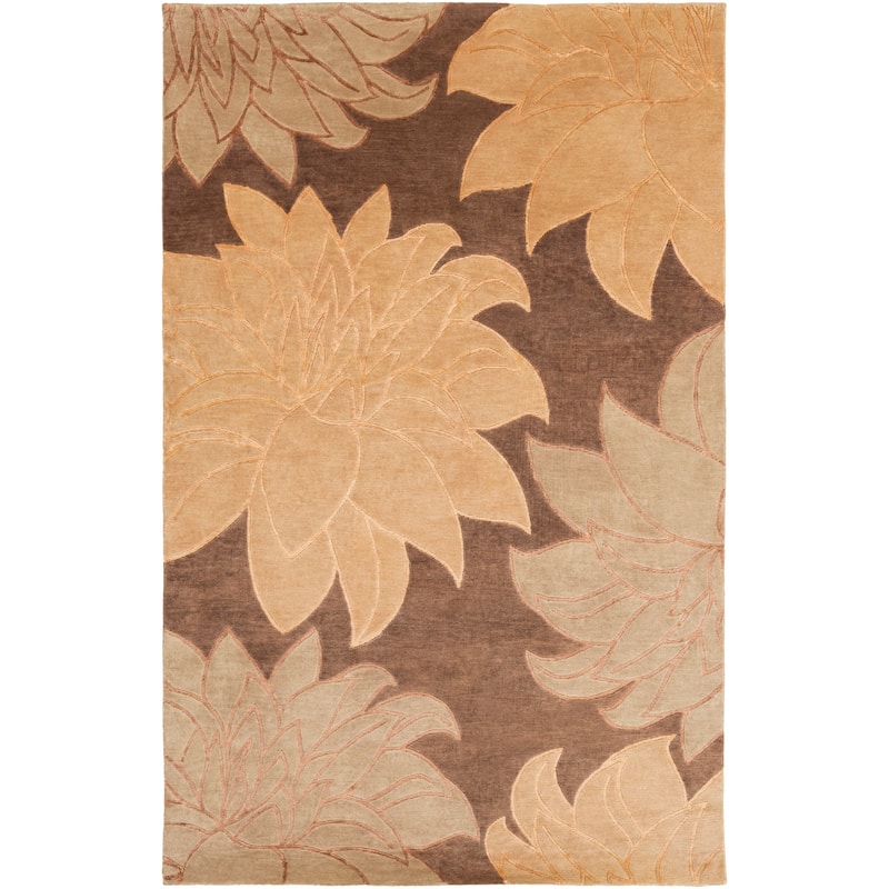 Hand-knotted Multicolored La Crosse Semi-Worsted New Zealand Wool Area Rug - 2' x 3' - 2' x 3'