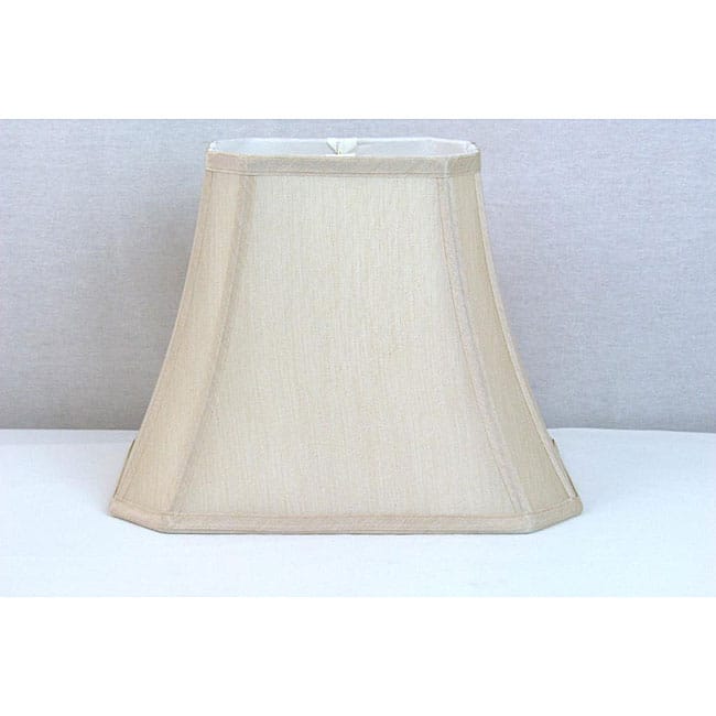 Crown Lighting Cream Rectangular Lamp Shade