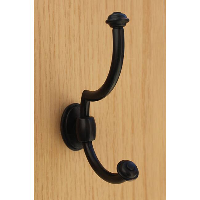 GlideRite Oil Rubbed Bronze Large Robe and Coat Hook (Pack of 10)