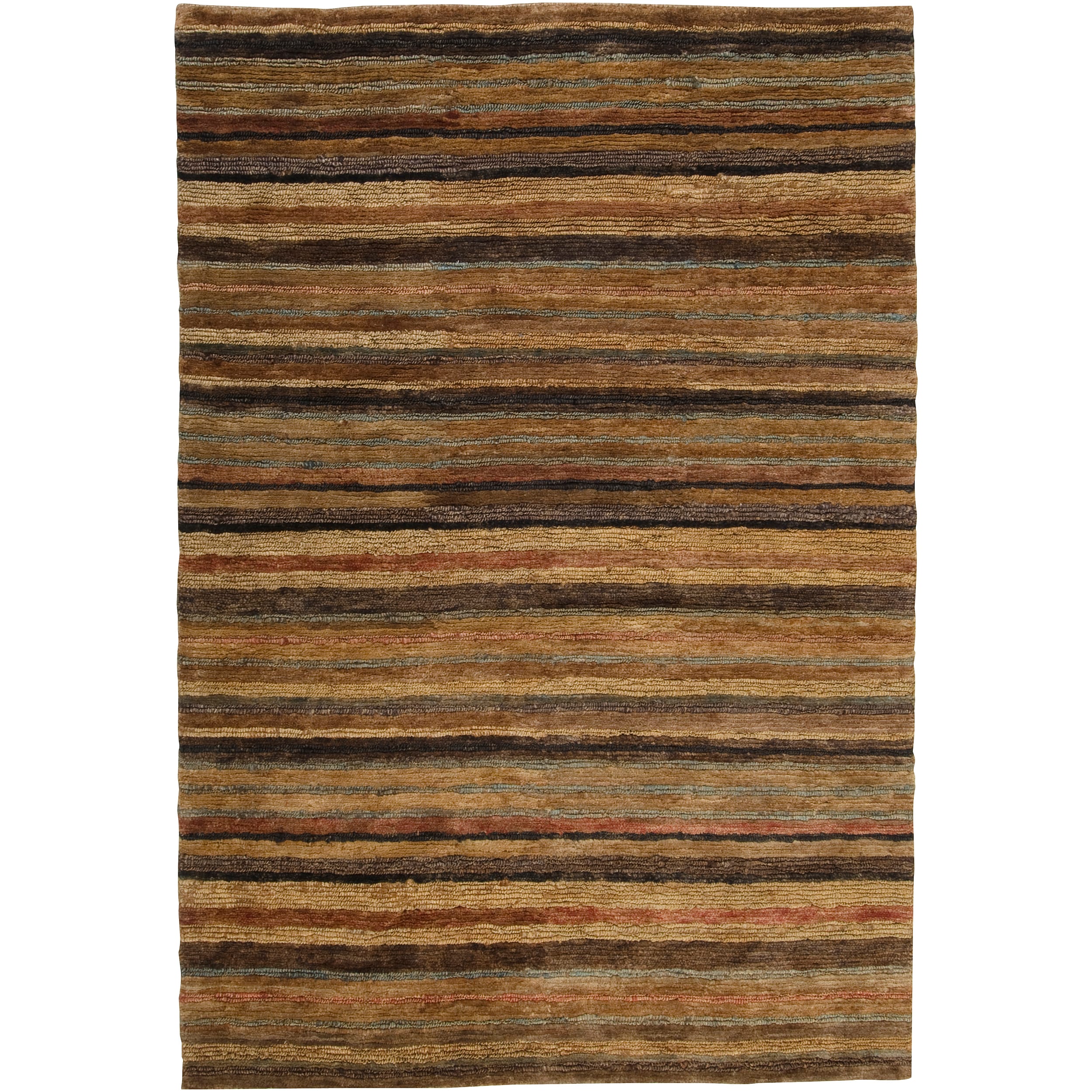 Hand woven Beige Maine Ave Natural Fiber Hemp Rug (8 X 11)