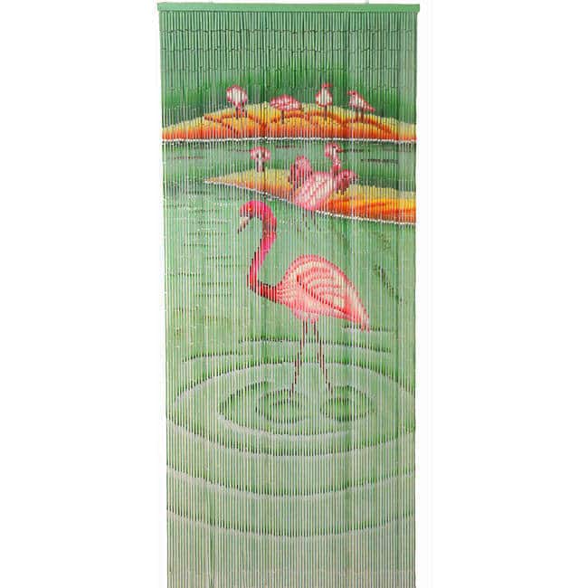 Flamingoes Bamboo Curtain (Vietnam) - 36 x 80