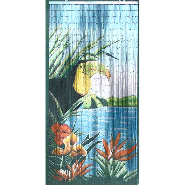 Shop Toucan Bamboo Curtain (Vietnam) - Free Shipping Today - Overstock ...