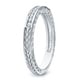 preview thumbnail 5 of 7, Auriya 10k Gold 1/8ctw Vintage Carved Diamond Wedding Band