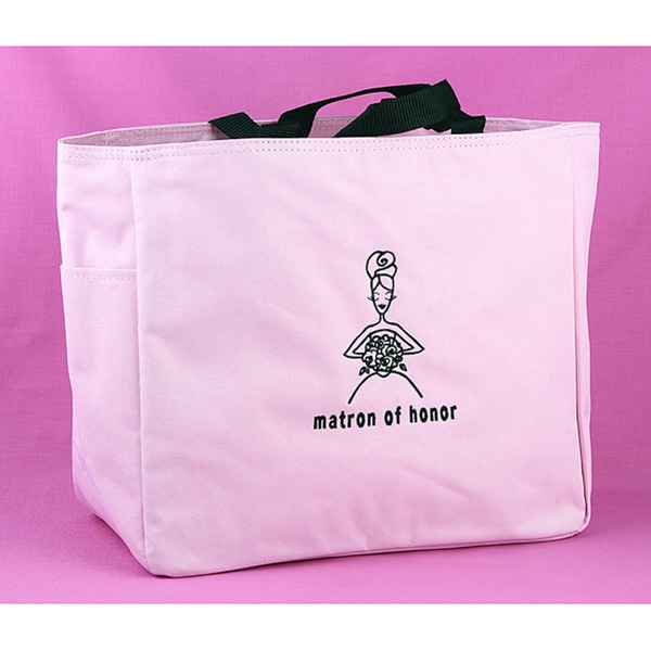 Hortense B. Hewitt Matron of Honor Pink Polyester Gift Tote Bag