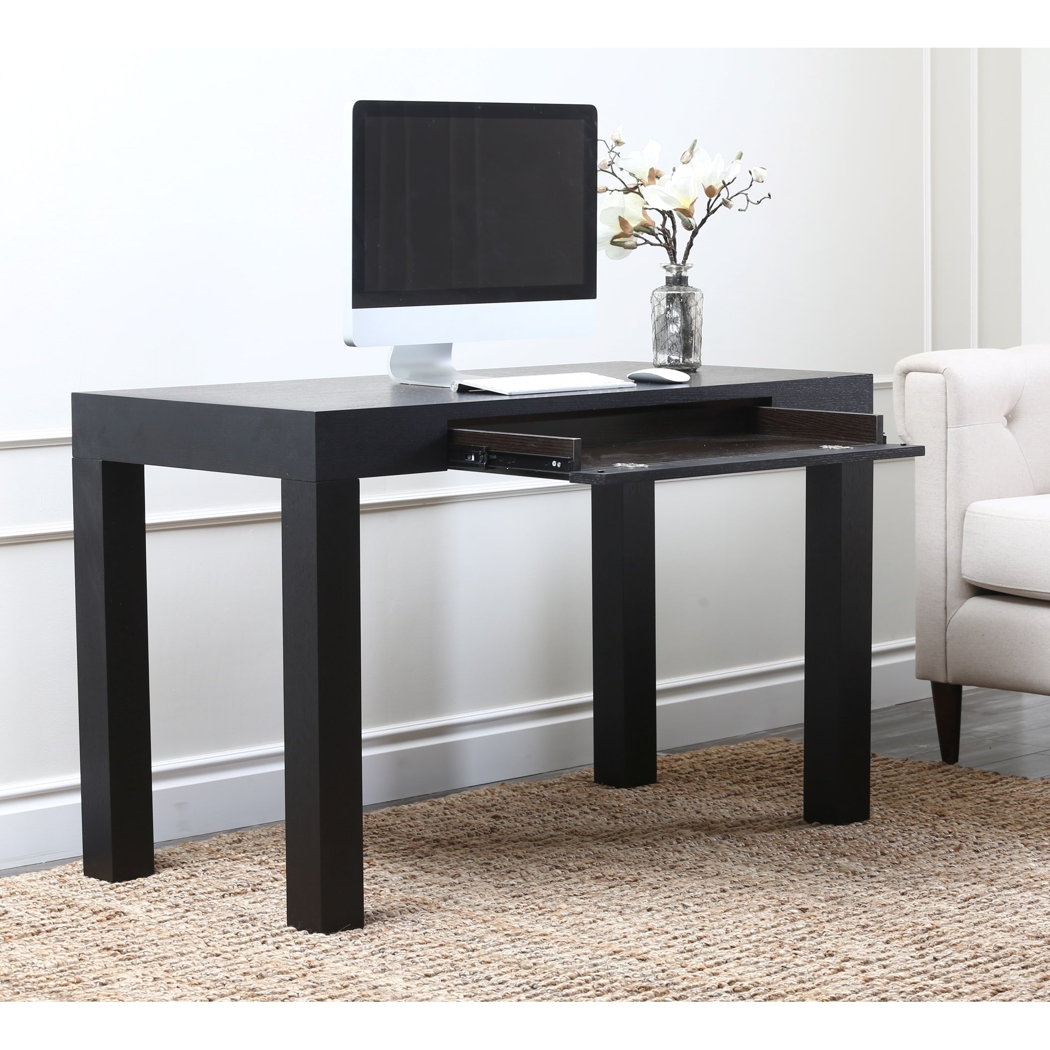 Abbyson Living Parker Espresso 4 leg Desk