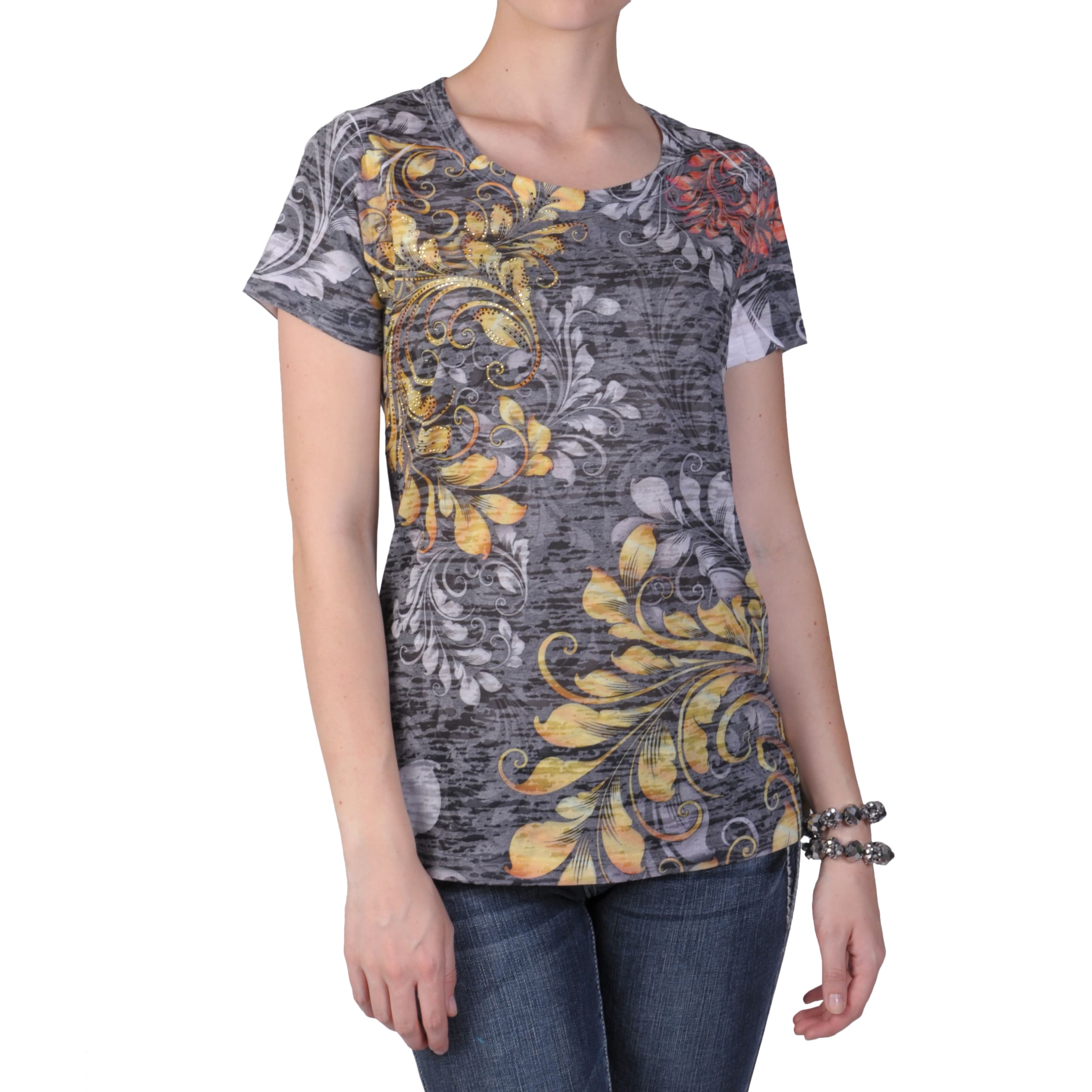 Tressa Designs Womens Round Neck Sublimation Tee