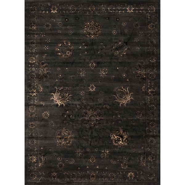 Pembrooke Charcoal Grey Rug (7'7 x 10'5) Free Shipping Today