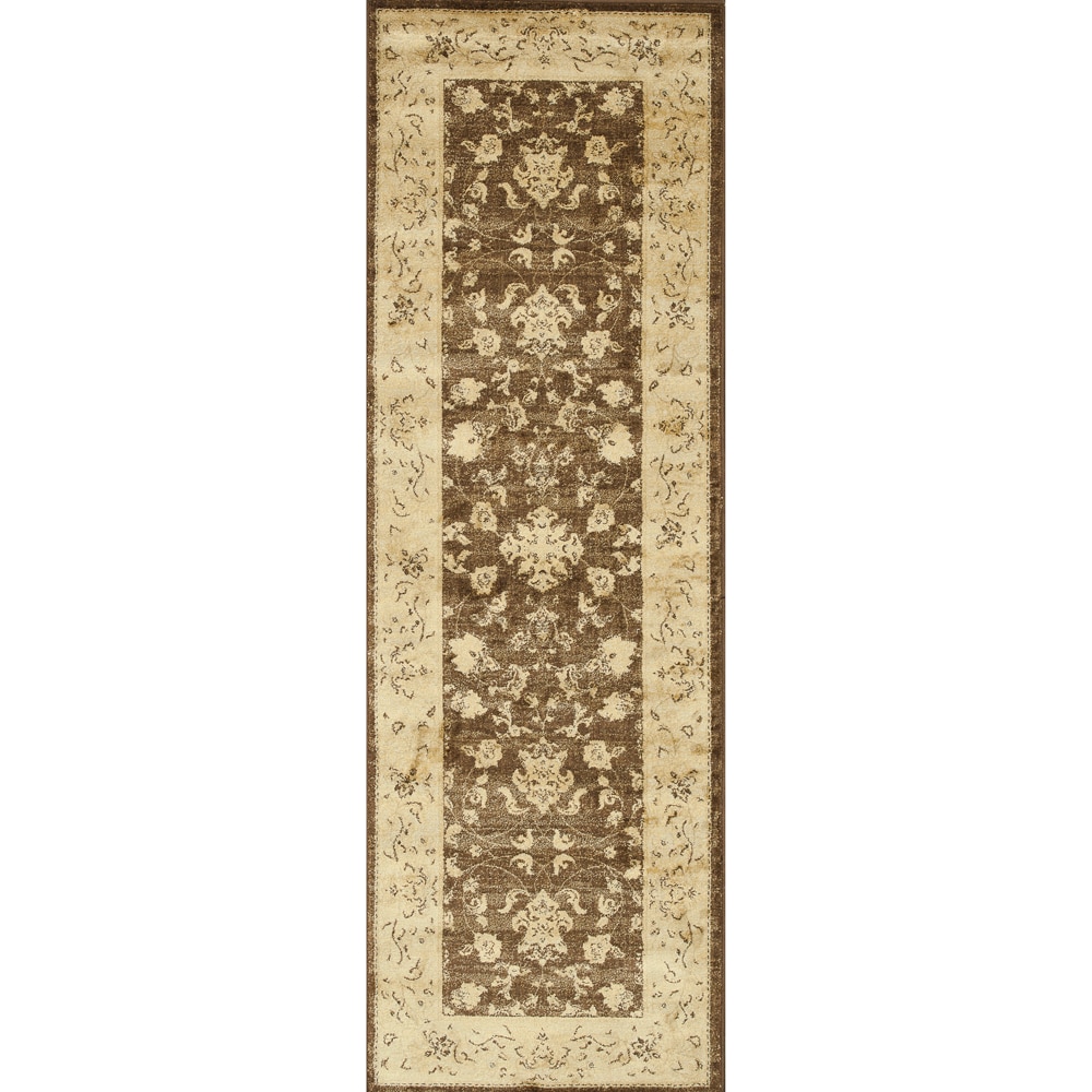 Pembrooke Mocha/ Flax Rug (26 X 79)