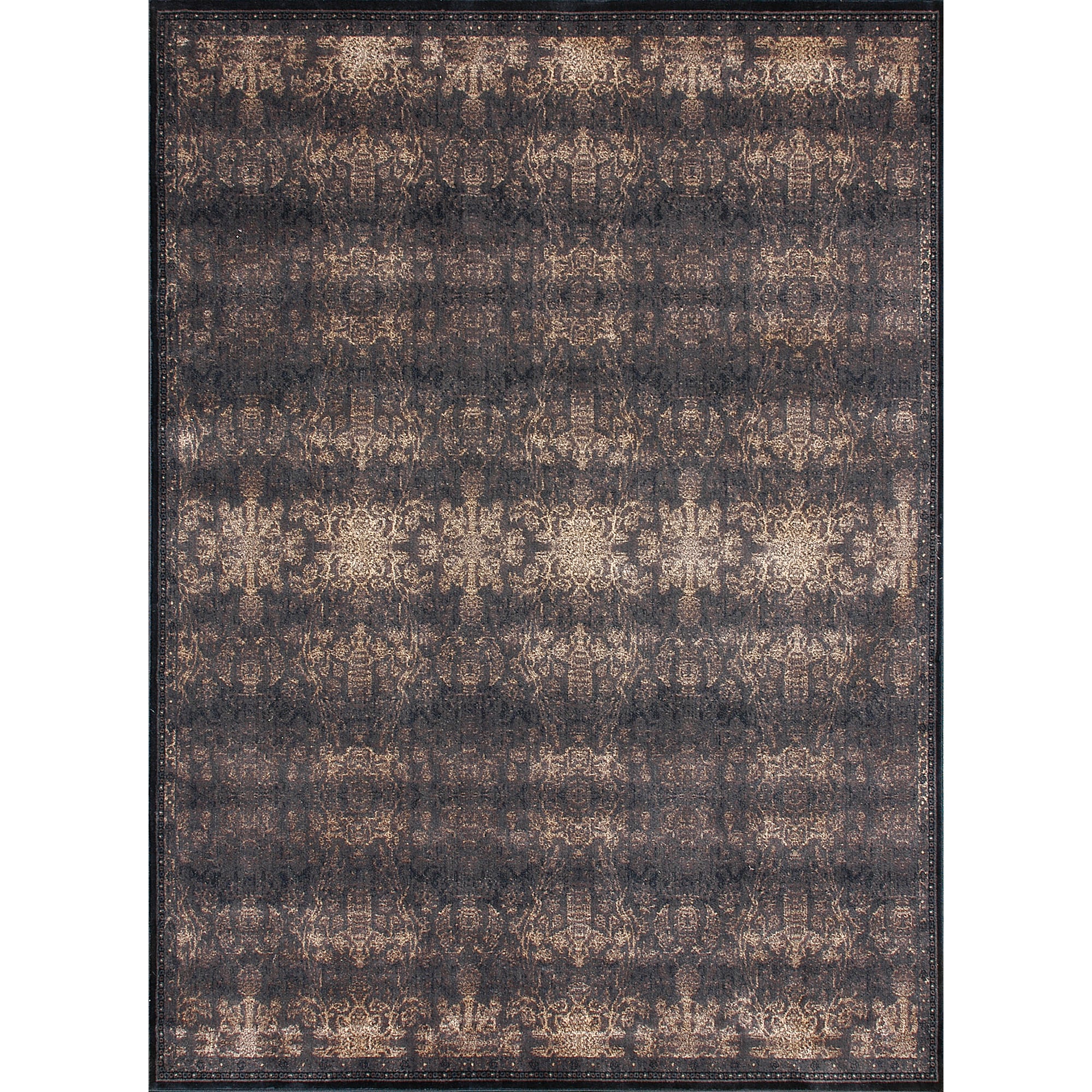 Pembrooke Espresso/ Black Rug (39 X 56)