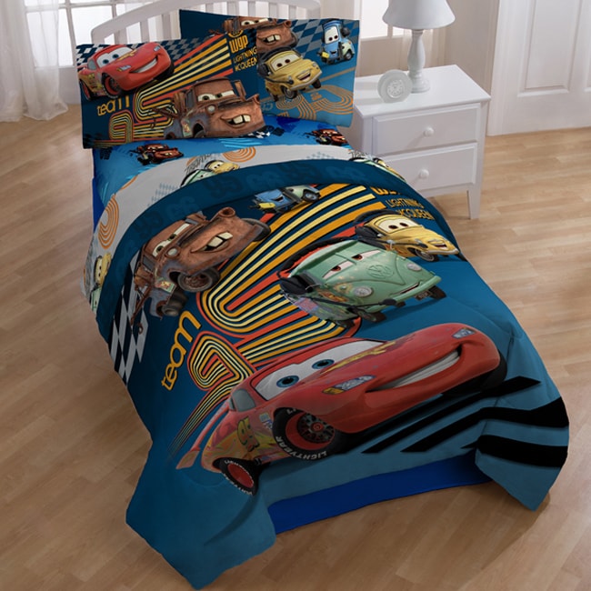 Disney Pixar Cars Grand Prix 7 piece Bed in a Bag with Sheet Set