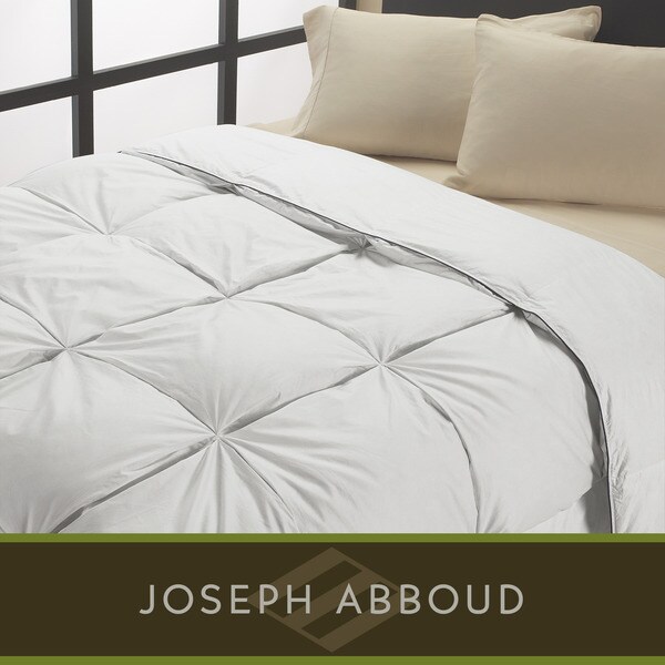 Shop Joseph Abboud Pleated 425 Thread Count Down Comforter Free