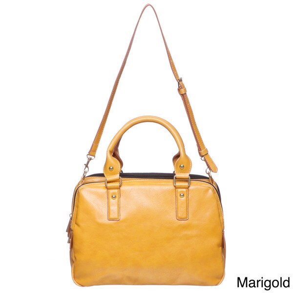 Shop Mondani 'Morgan' Goldtone Hardware Tote - Free Shipping On Orders ...