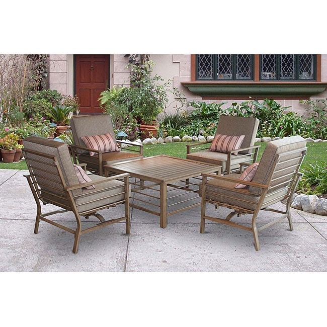 Zest Avenue 5 piece Patio Conversation Set Brown Size 5 Piece Sets