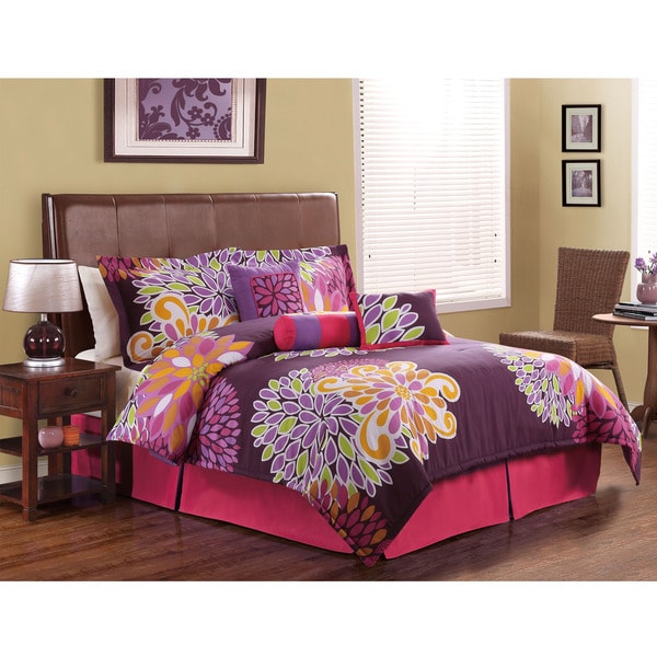 Flower Show 7 piece Comforter Set