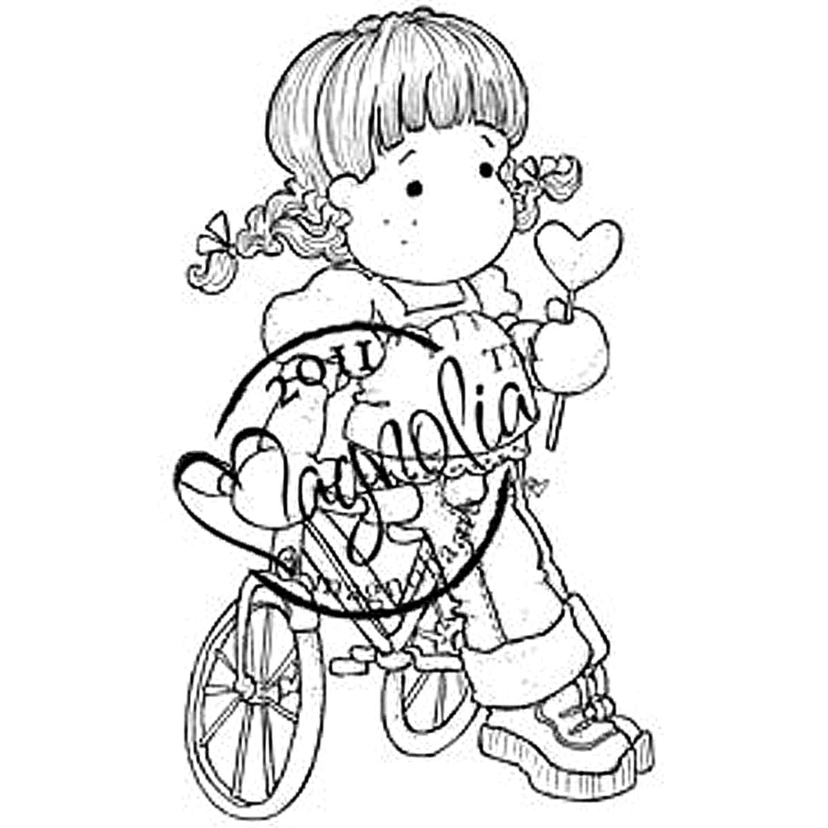 Sweet Crazy Love Cling Stamp lovelypop Tilda