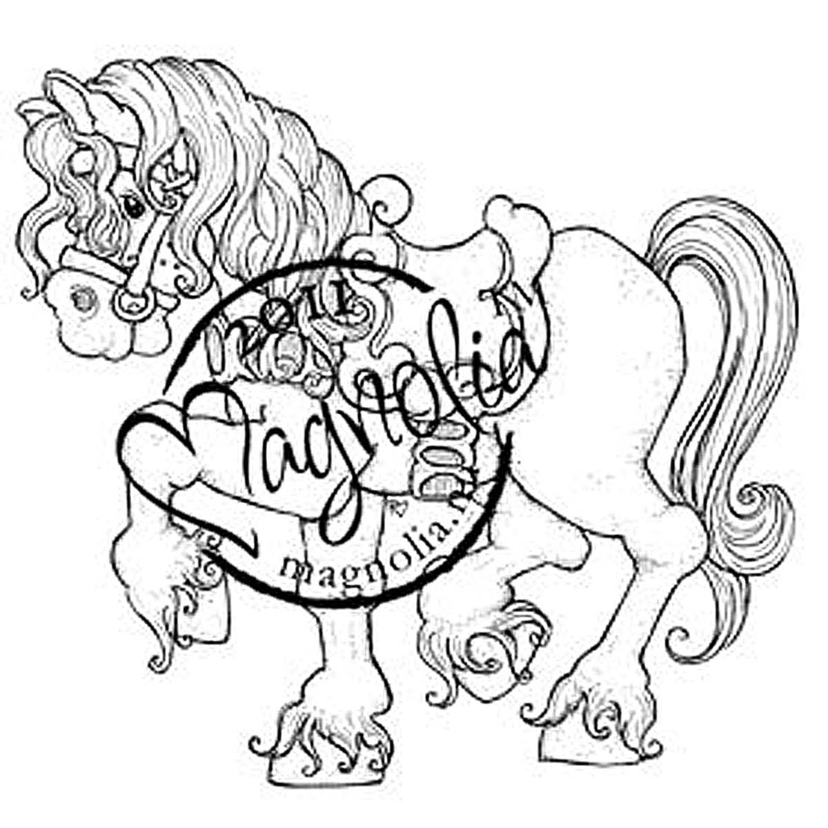 Princes   Princesses Cling Stamp tildas Princess Horse