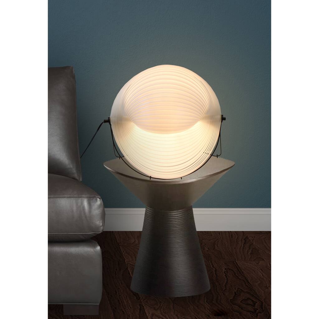 Modern Shell Table Lamp White