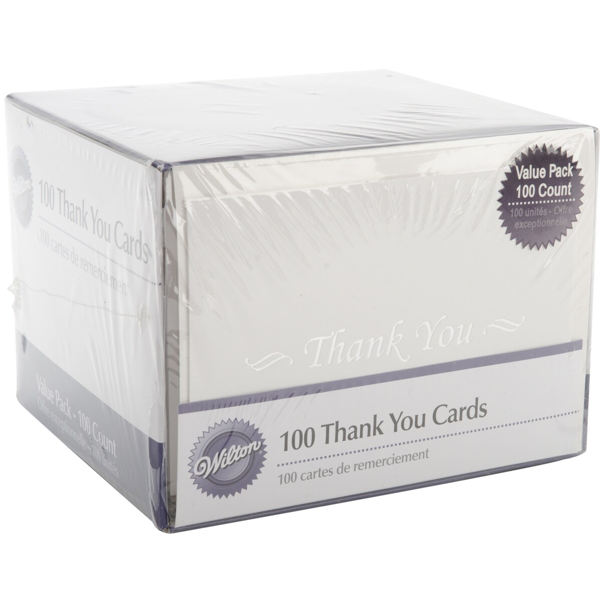 Thank You Cards Box Set (Pack of 100)  Free Shipping On Orders Over