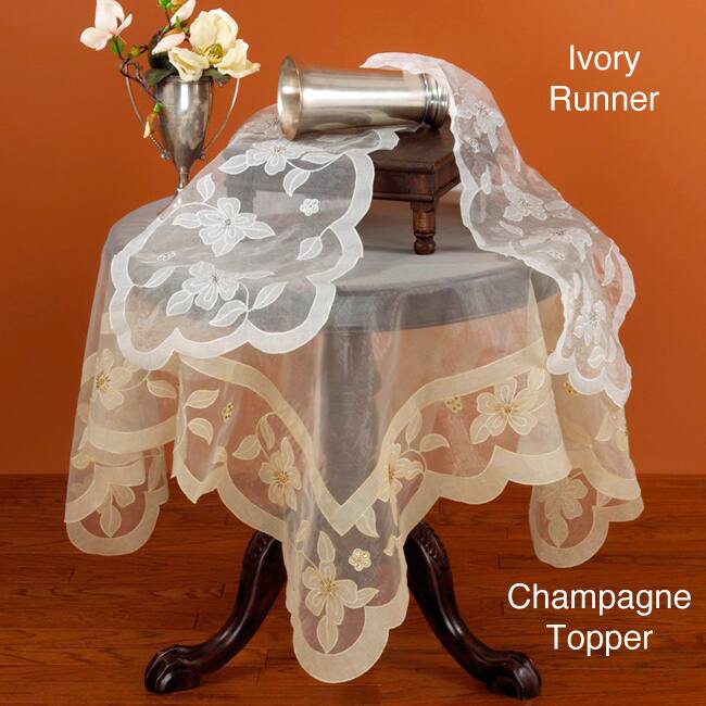 Cutwork & Beaded Table Linens
