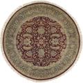 Hand-knotted Multicolored Borough Semi-Worsted New Zealand Wool Area Rug - 8' x 8'