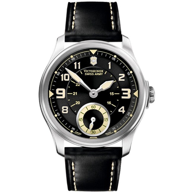 Victorinox Swiss Army Men's Infantry Vintage Black Mechanical Watch ...