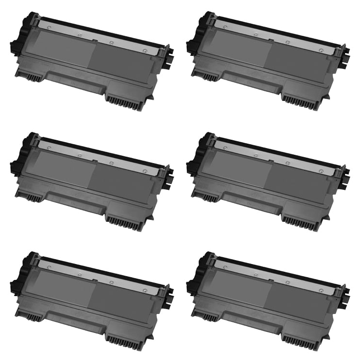 Brother Tn450 Remanufactured Black Toner Cartridges (pack Of 6)