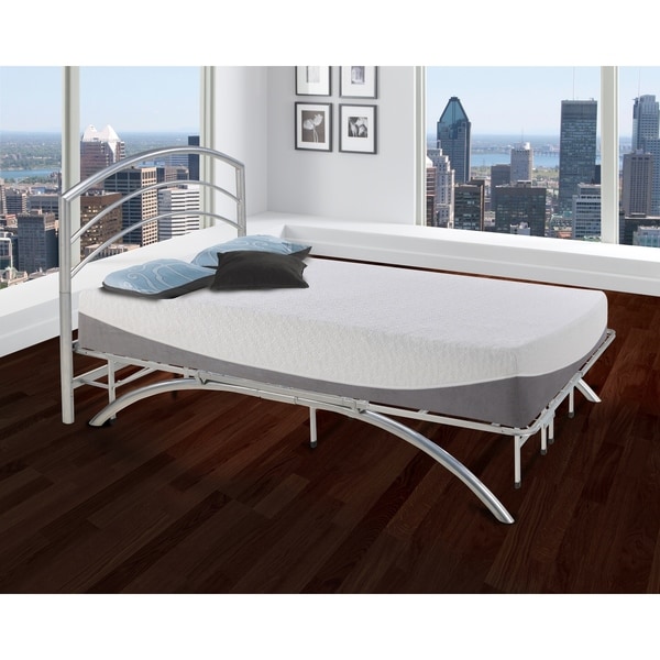 Shop Sleep Sync Arch Flex King 14inch Silver Platform Bed Frame with
